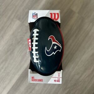 Wilson NFL Silver Series Pee Wee Football - Black and White